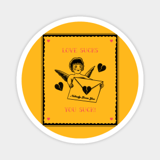 Valentine's Design- Love Sucks Magnet
